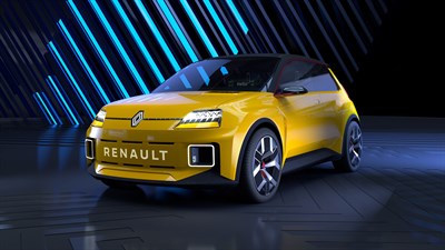 Renault 5 E-Tech elektromos prototípus
