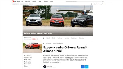 Renault Arkana hibrid