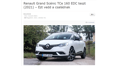 Renault Grand Scenic TCe 160 EDC