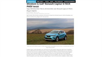 Renault Captur E-Tech PHEV