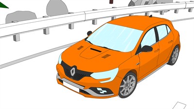Autós színező és kifestő – Renault Megane R.S