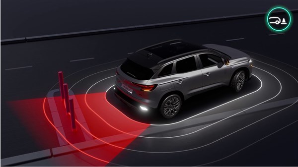 hátsó aktív vészfékező rendszer - Austral full hybrid E-Tech - Renault