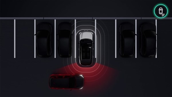 hátsó keresztirányú forgalomfigyelés funkció - Austral full hybrid E-Tech - Renault