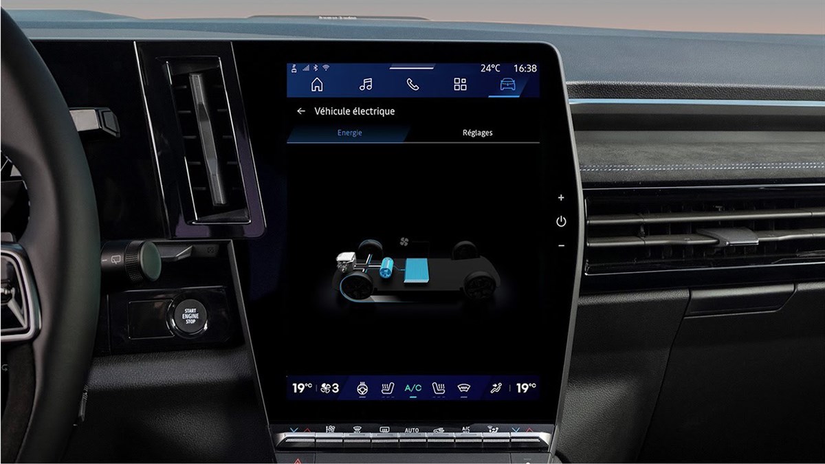 hatótáv‑optimalizálás és üzemanyag‑megtakarítás - Austral full hybrid E-Tech - Renault