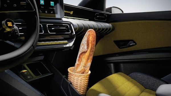 fonott baguette tartó - Renault 5 E-Tech electric