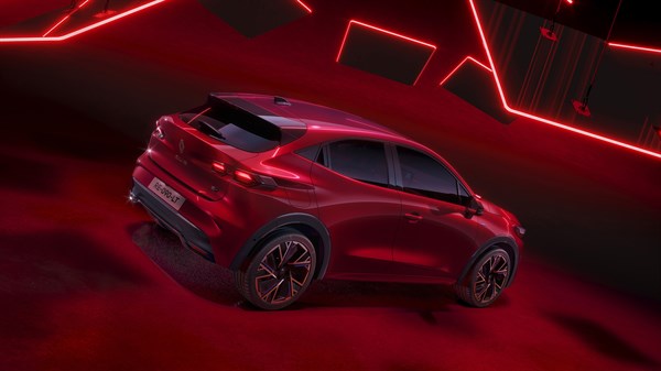 3/4 rear view - Renault Clio