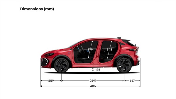 Renault Clio - dimensions