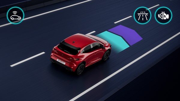 predictive hybrid driving - Renault Clio