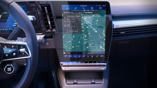 Real-time planner - Renault Scenic E-Tech electric