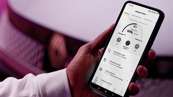 Connected Maintenance - Renault Scenic E-tech electric