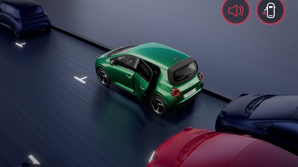 biztonságos kiszállást segítő rendszer - Renault Twingo E-Tech electric
