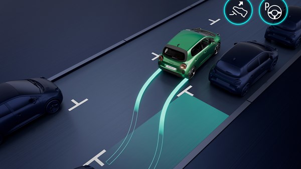 félautomata parkolóasszisztens - Renault Twingo E-Tech electric