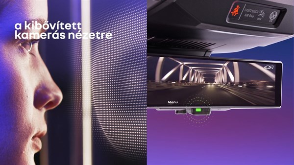 Renault Megane E-Tech 100% electric - kamerás belső visszapillantó tükör