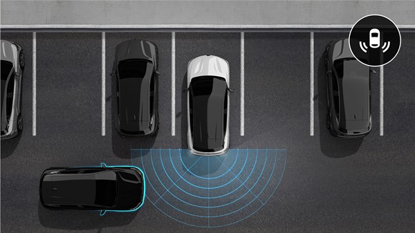 Renault Megane E-Tech 100% electric - parkolásból való elindulást figyelő rendszer hátramenetben